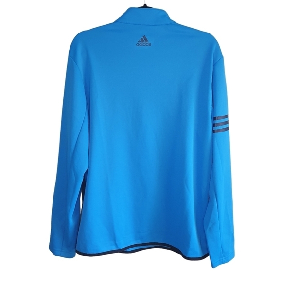 ADIDAS GOLF Pullover 1/2 Zip Hoodie Blue Men's Size M‎ - Picture 7 of 11